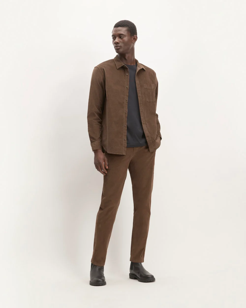The Straight Fit Corduroy Pant | Cocoa