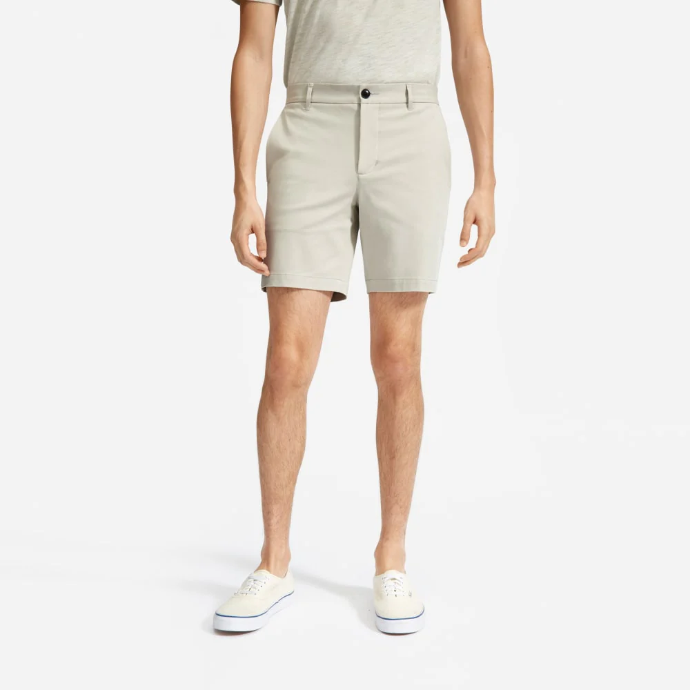 The 7” Slim-Fit Performance Chino Short | Stone