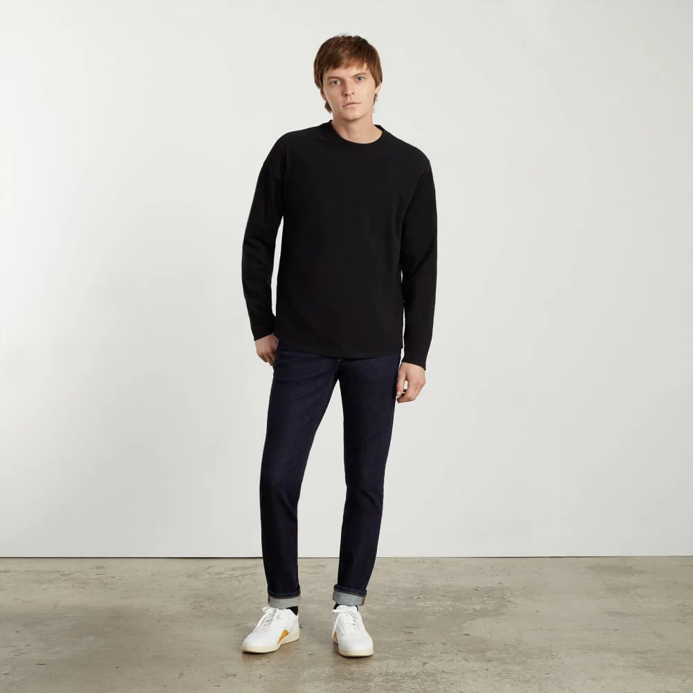 The Slim 4-Way Stretch Organic Jean | Uniform  | Medium Indigo