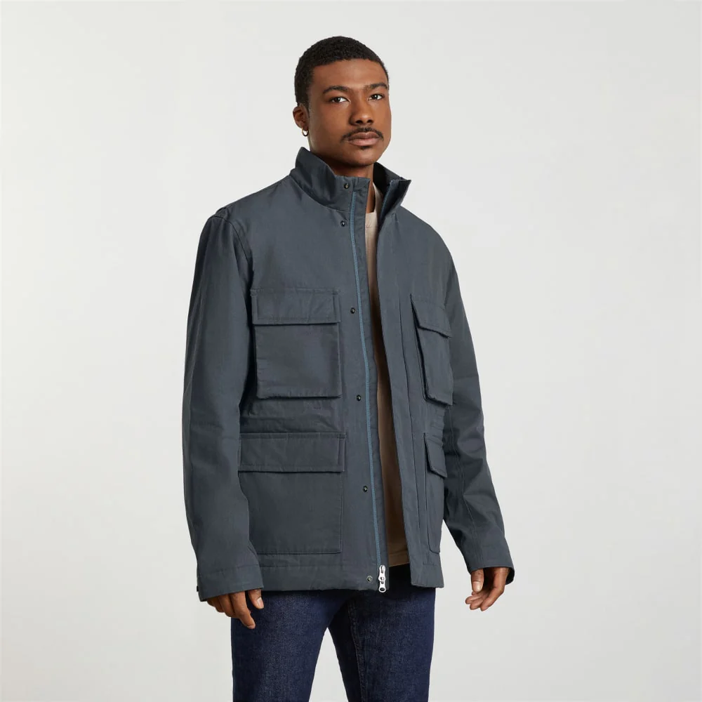 The Waxed Cotton Jacket | Slate