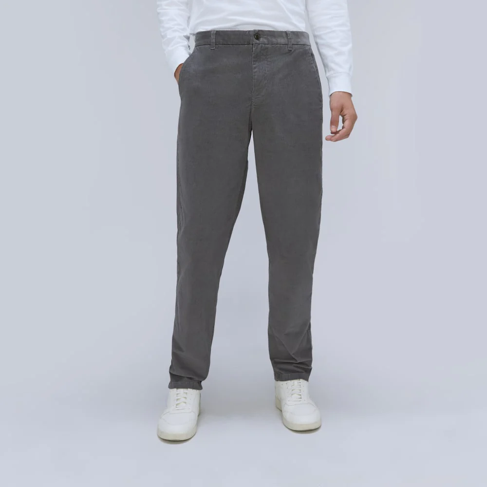 The Straight Fit Corduroy Pant | Pewter