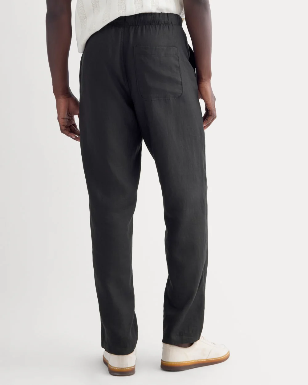 The Linen Easy Pant | Black