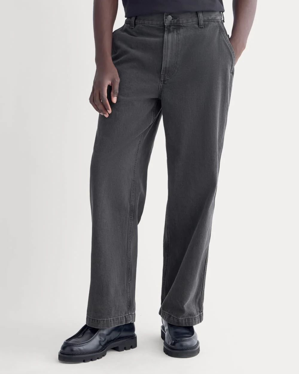 Baggy Rigid Jean | Washed Black | 32