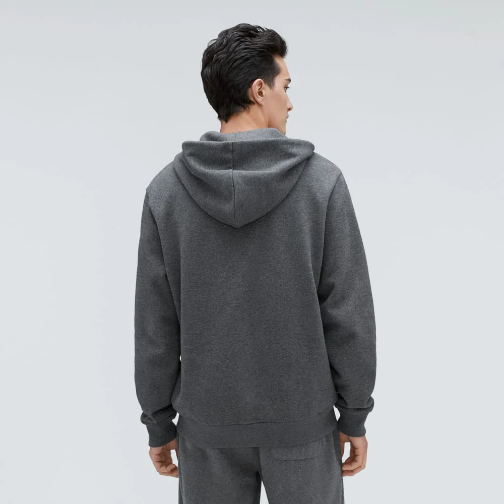 The Organic Track Full Zip | Dark Heather Grey