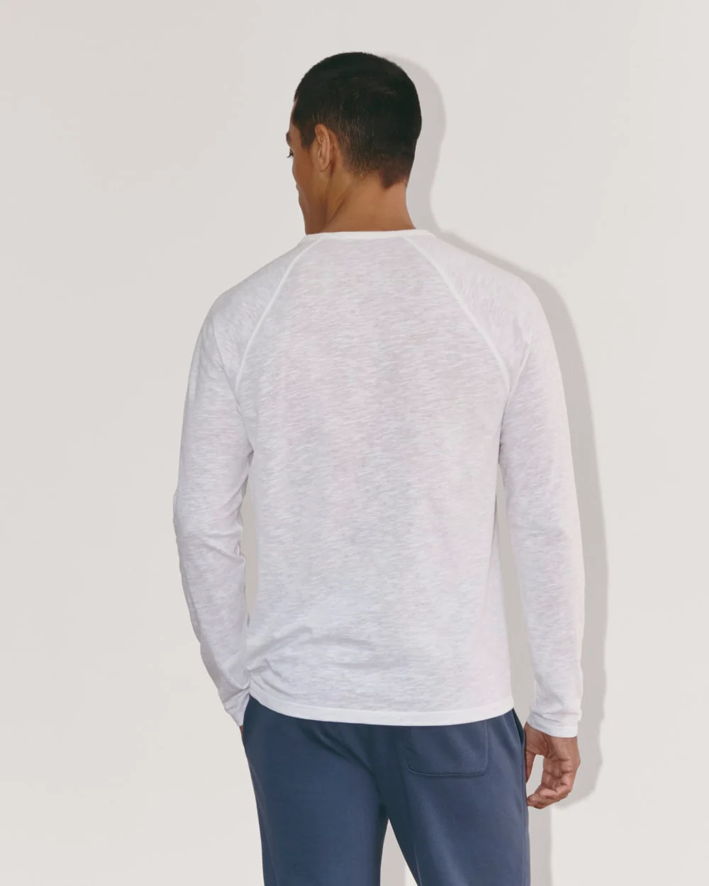 The Rec Long-Sleeve Crew | White