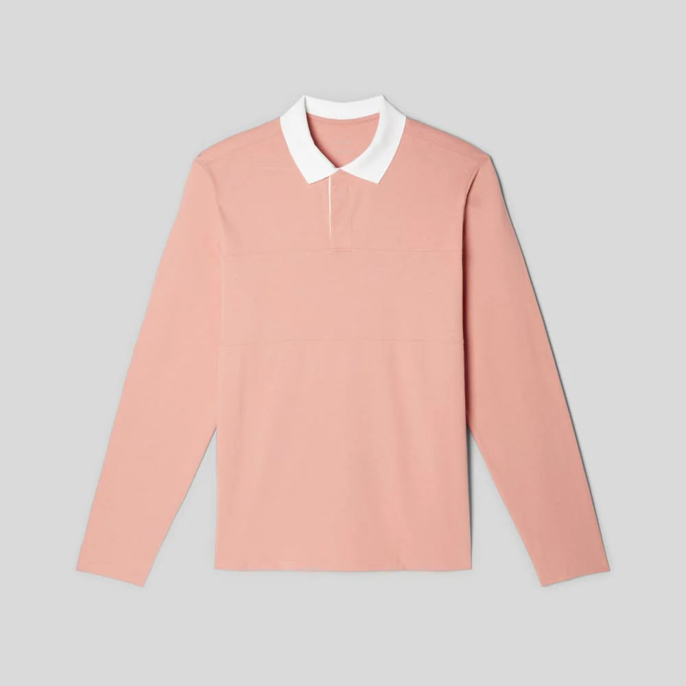 The Premium-Weight Rugby Shirt | Light Rose