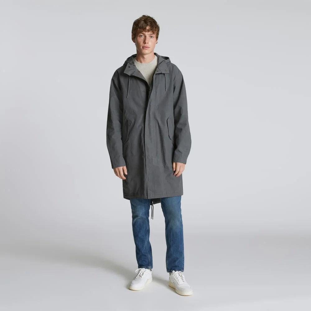 The Waxed Cotton Parka | Slate
