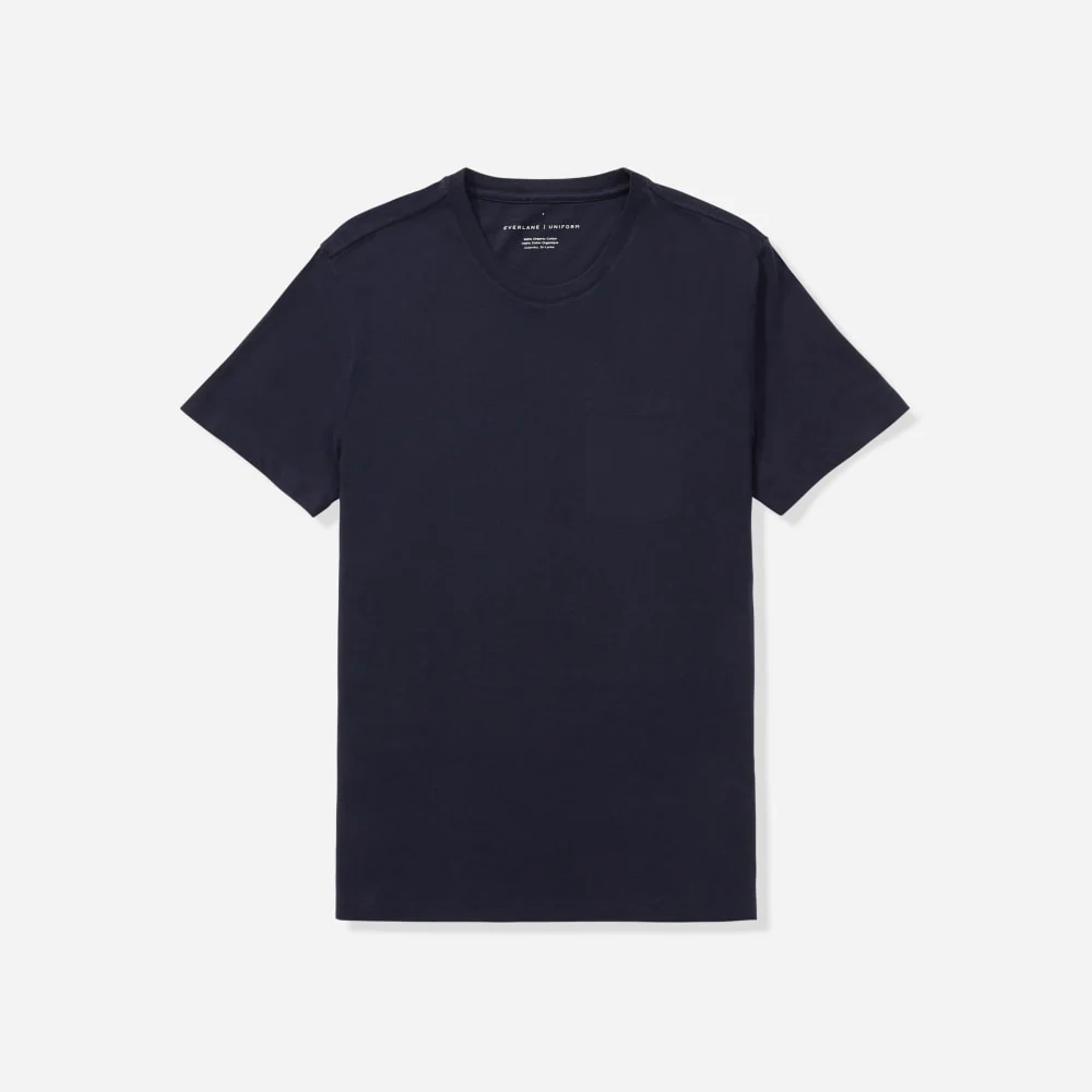 The Organic Cotton Pocket Tee | Deep Navy