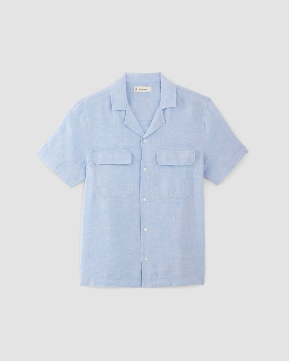 The Resort Shirt in Linen | Light Blue