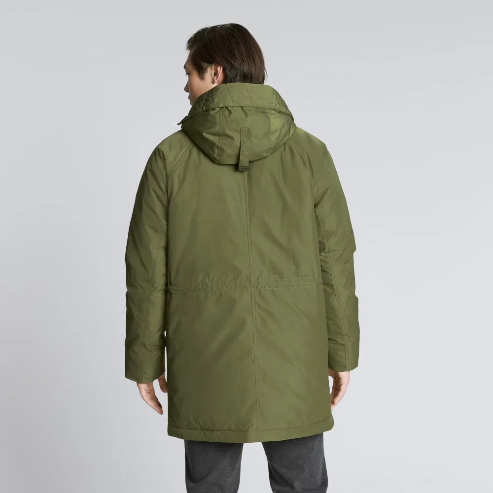 The ReNew Long Parka | Moss