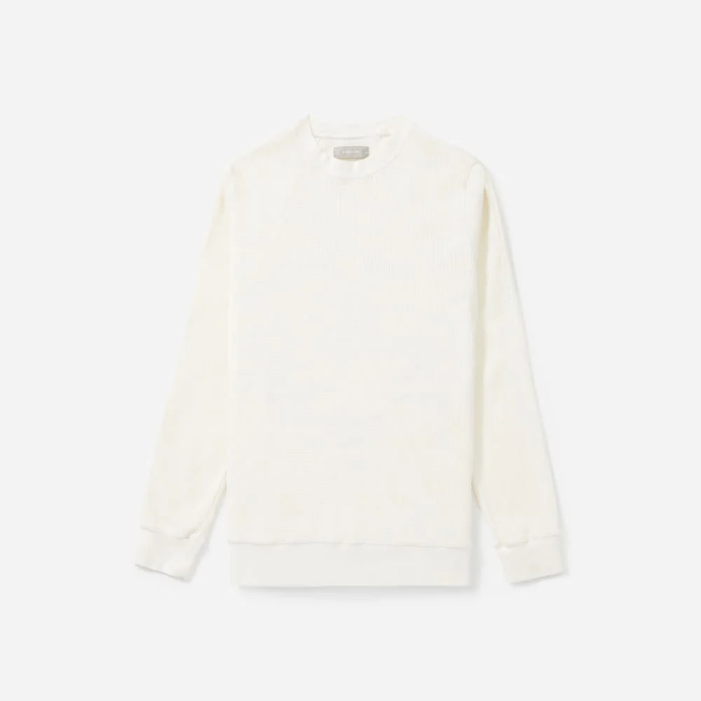 The Waffle Long-Sleeve Crew Tee | Off-White