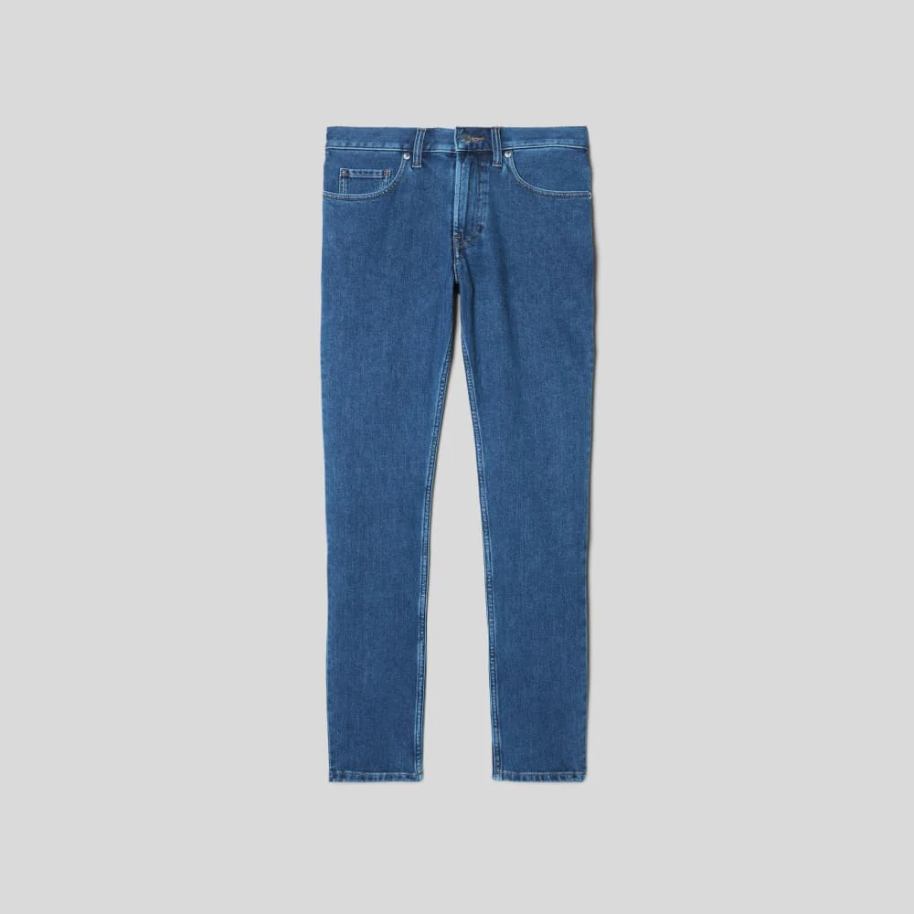 The Slim 4-Way Stretch Organic Jean | Uniform  | Marine