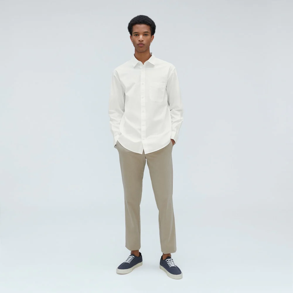 The Relaxed Poplin Shirt | White