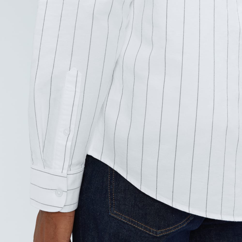 The Standard Fit Japanese Oxford Shirt | Uniform | Optic White / Black | Standard