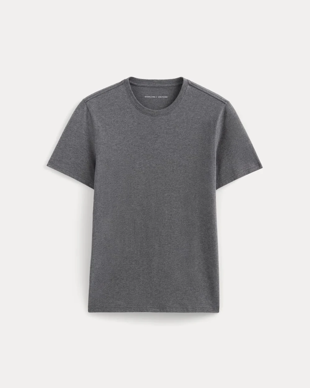 The Essential Organic Crew | Heathered Charcoal