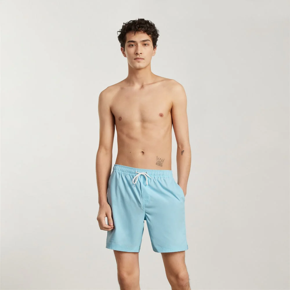The ReNew Swim Short | Ice Blue