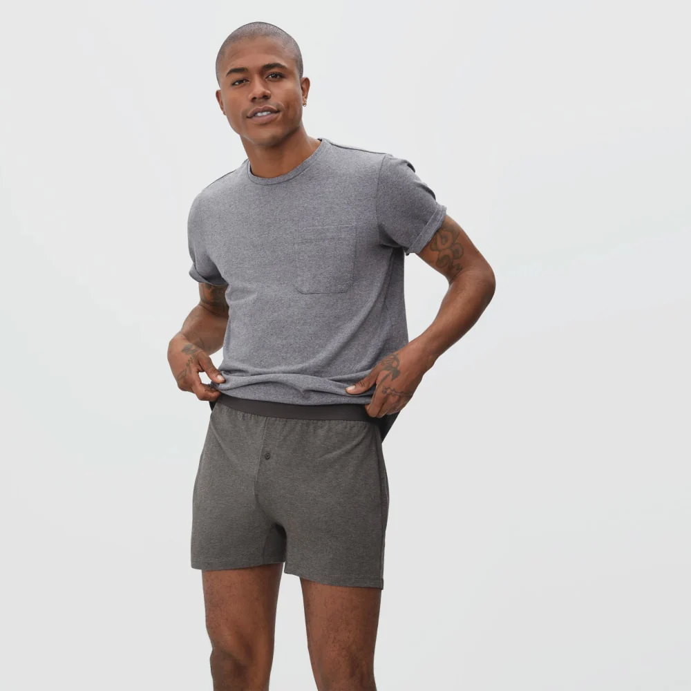 The Supima® Boxer | Uniform | Heathered Charcoal