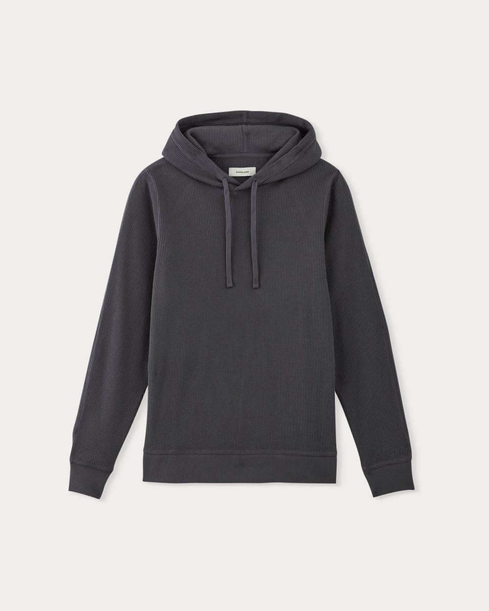 The Waffle-Knit Hoodie | Graphite