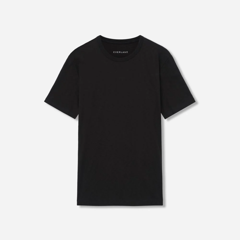 The Cotton Slub Crew  | Black