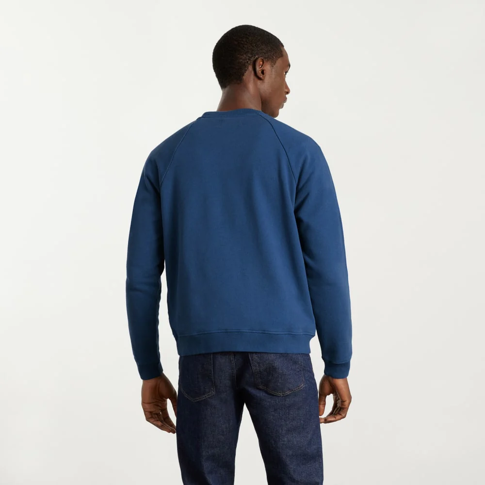 The Track Crewneck Sweatshirt | Deep Blue