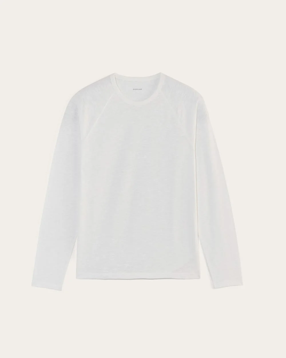 The Rec Long-Sleeve Crew | White