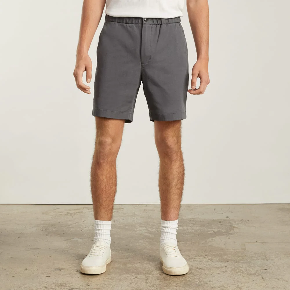 The Pull-On Performance Chino Short | Slate