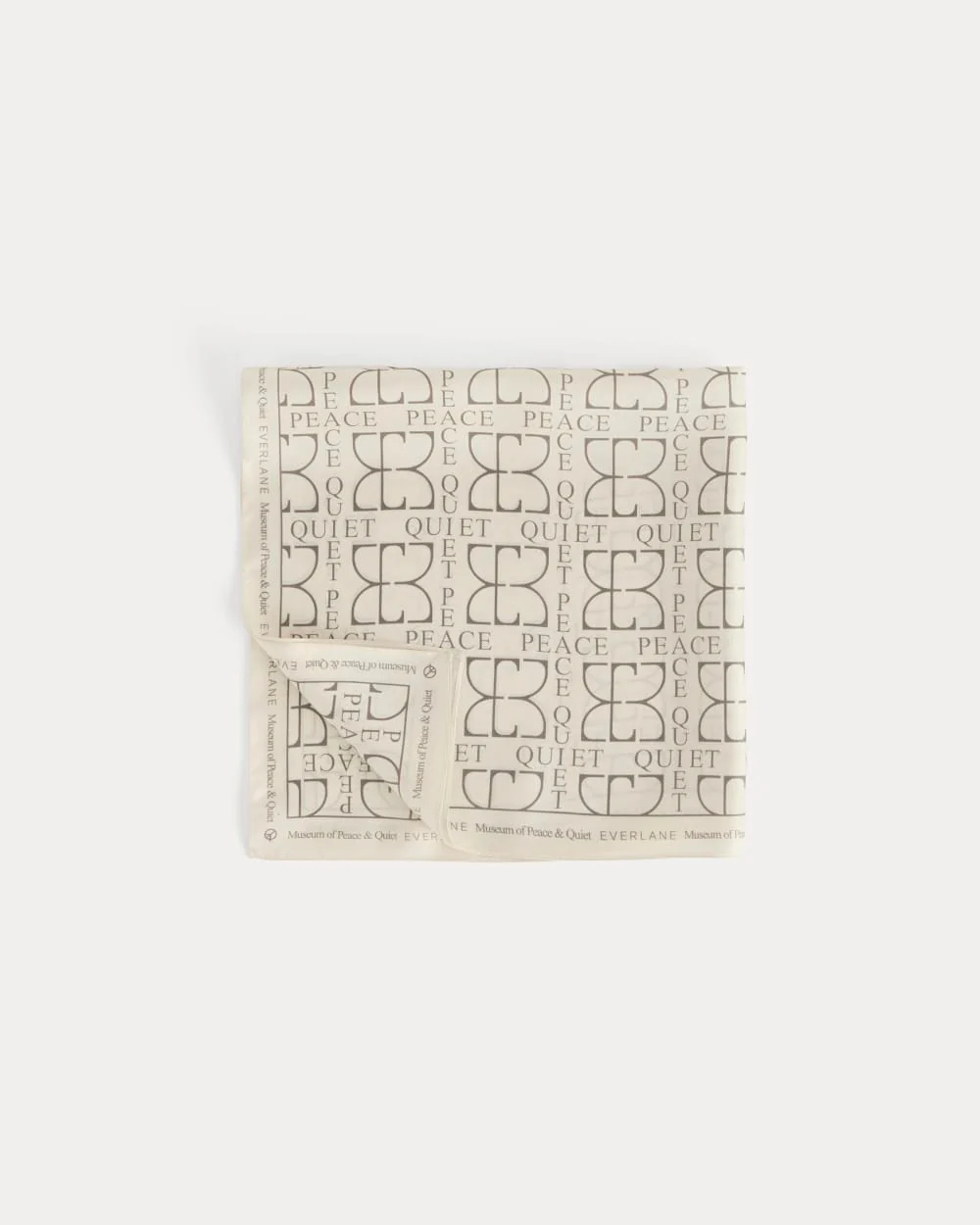 Everlane x Peace & Quiet Silk Bandana | Bone