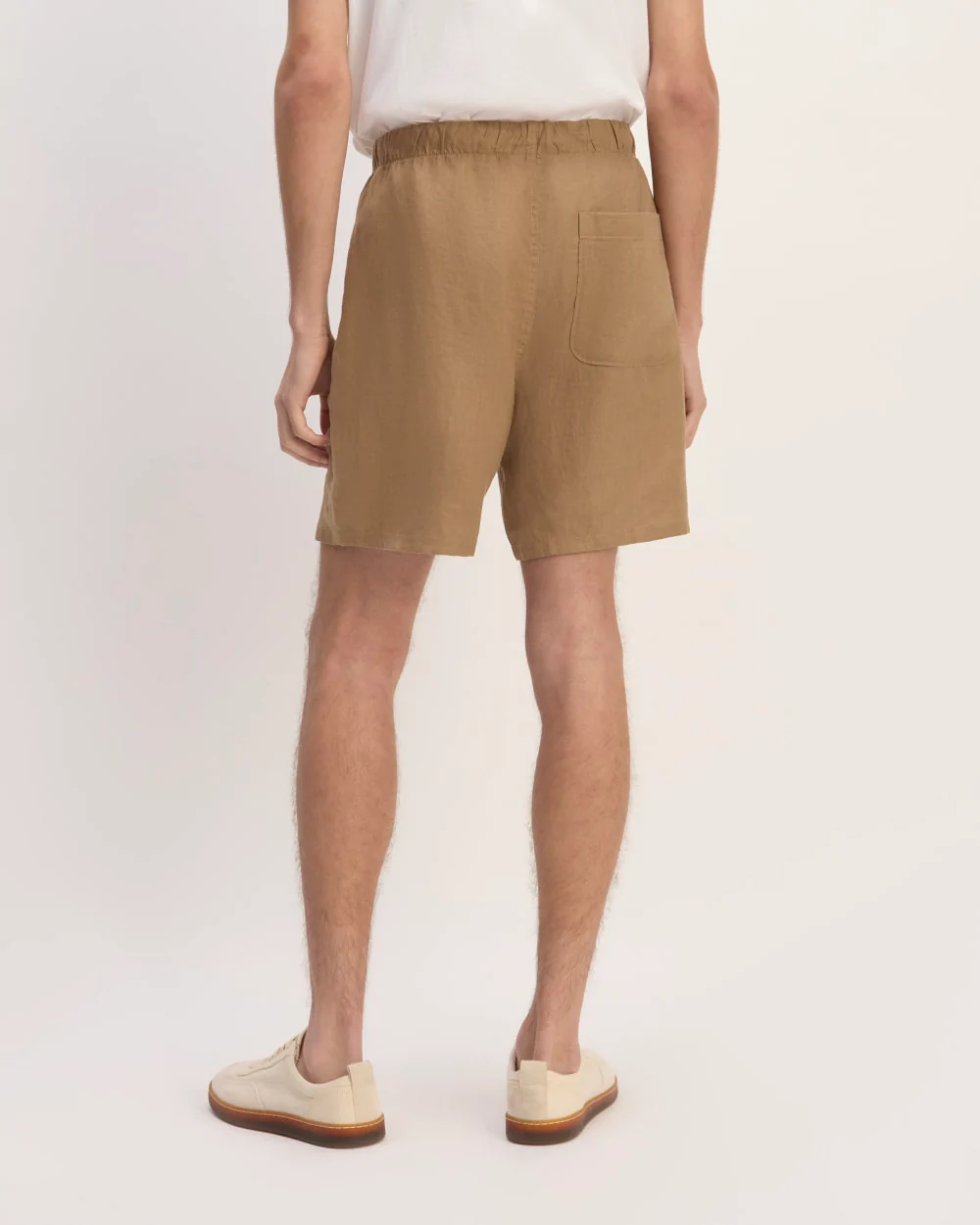 The Linen Easy Short | Toasted Coconut