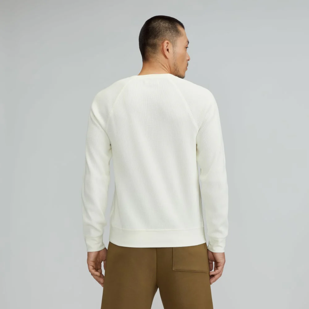 The Waffle Long-Sleeve Crew Tee | Off-White