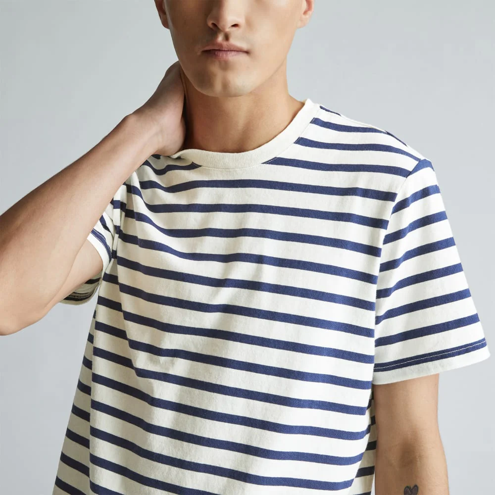 The Premium-Weight Crew | Uniform | Ocean Cavern / Canvas Tan