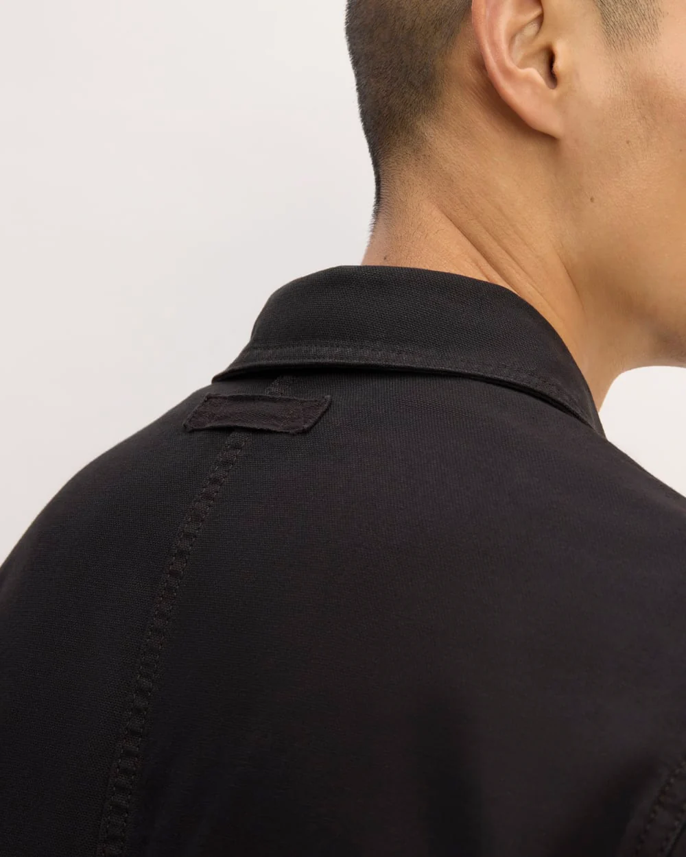 The Organic Cotton Chore Jacket | Black