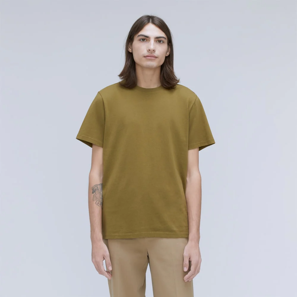 The Premium-Weight Crew | Uniform | Olive