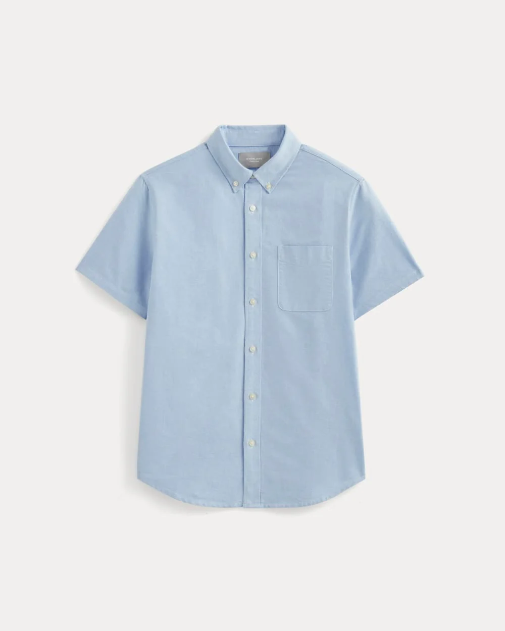 The Organic Short Sleeve Oxford Shirt | Light Blue