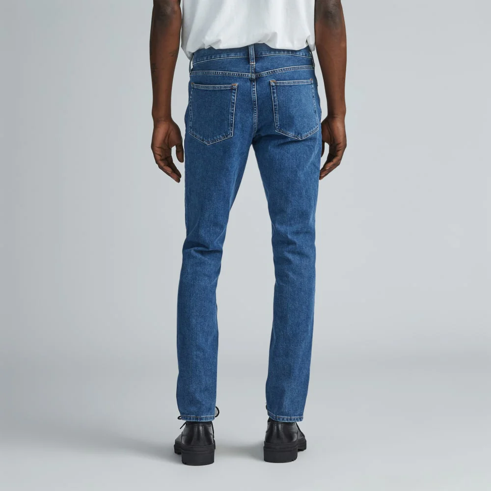The Slim 4-Way Stretch Organic Jean | Uniform  | Marine