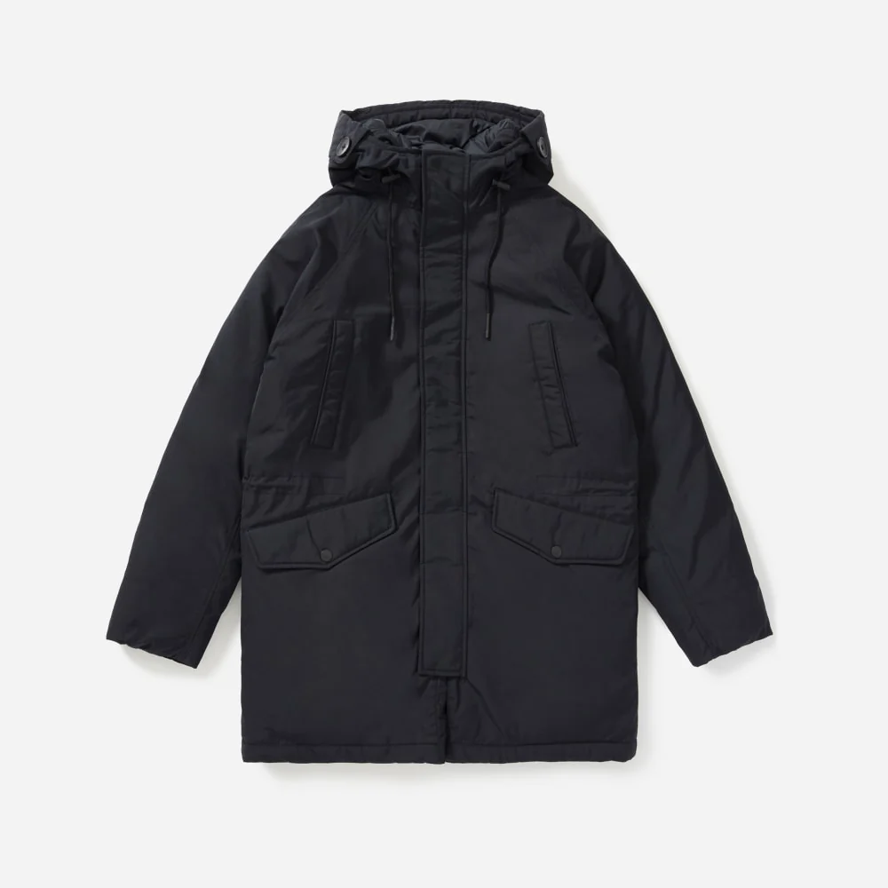 The ReNew Long Parka | Black
