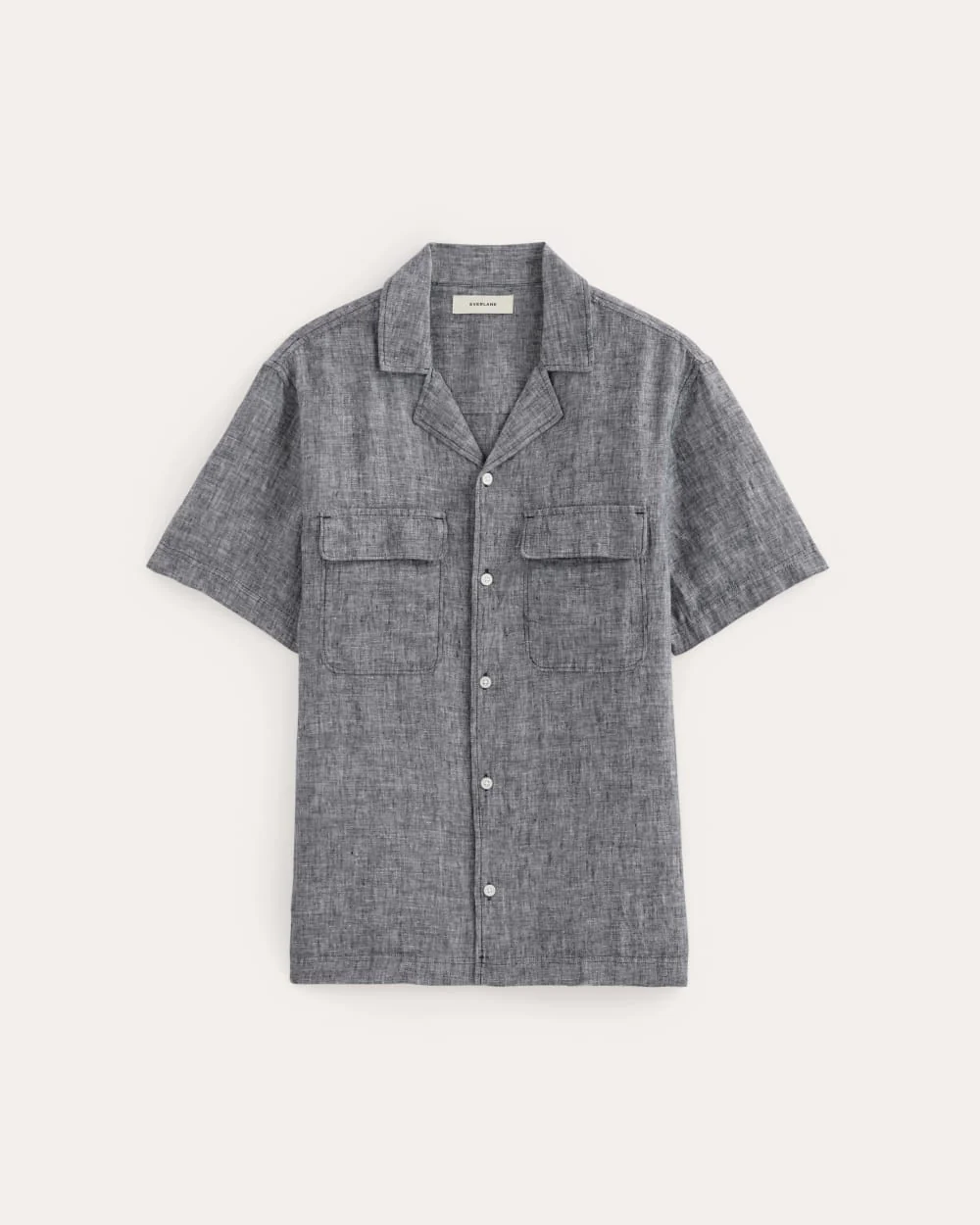 The Resort Shirt in Linen | Navy Chambray