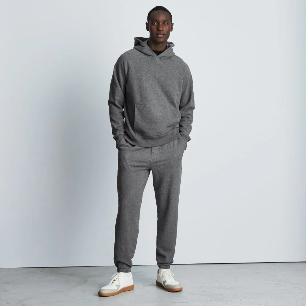The Track Hoodie | Dark Heather Grey