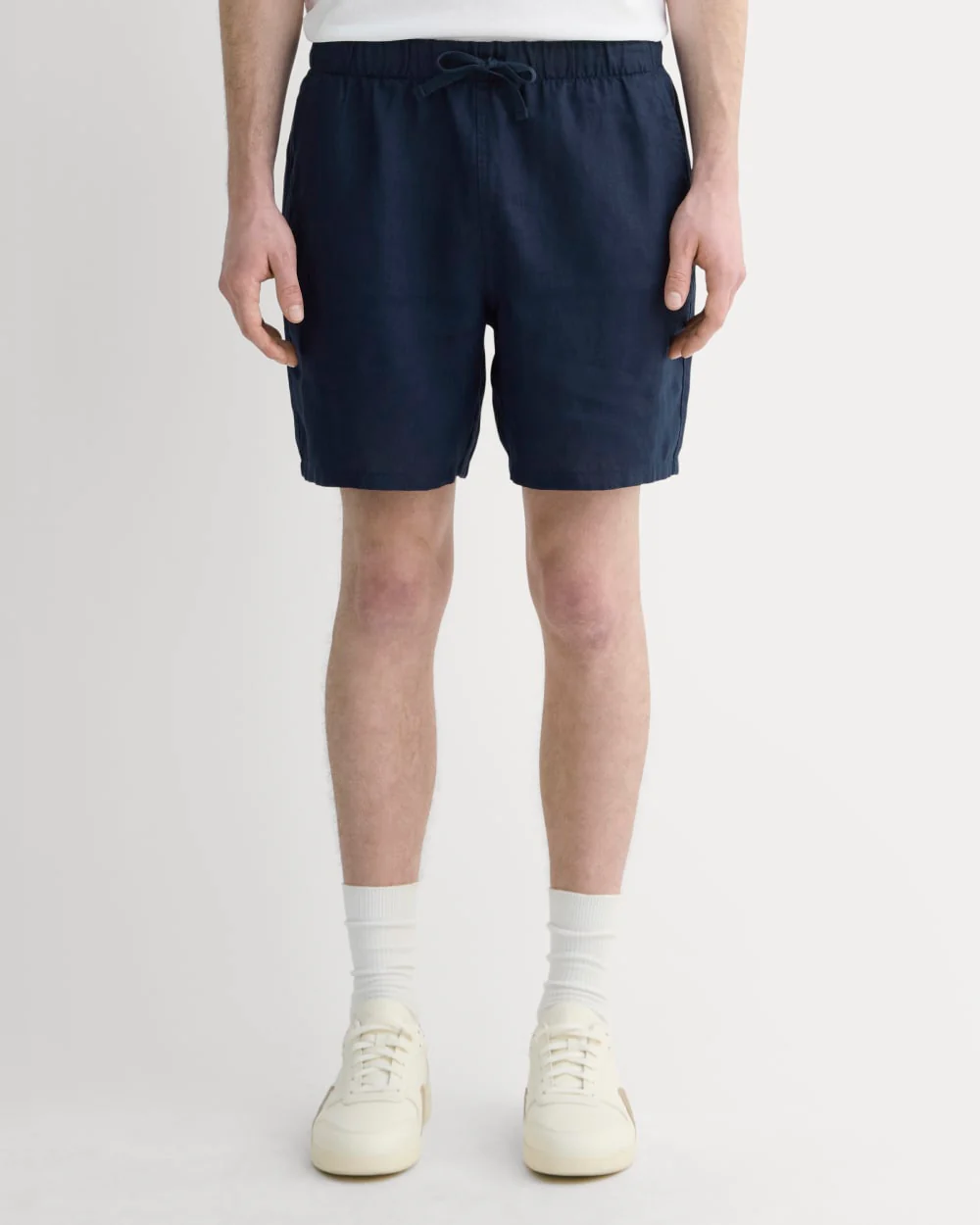 The Linen Easy Short | Navy