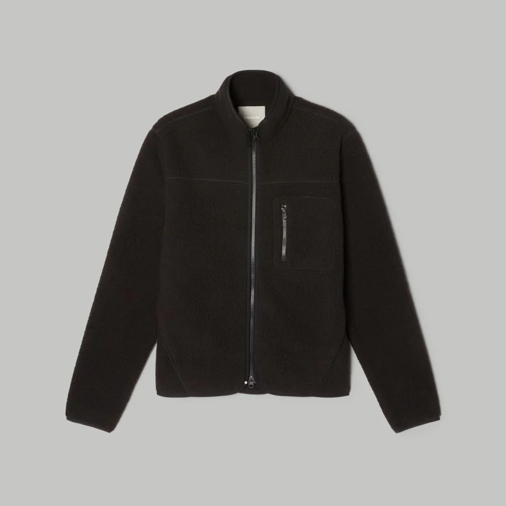 The ReNew Fleece Full Zip | Black
