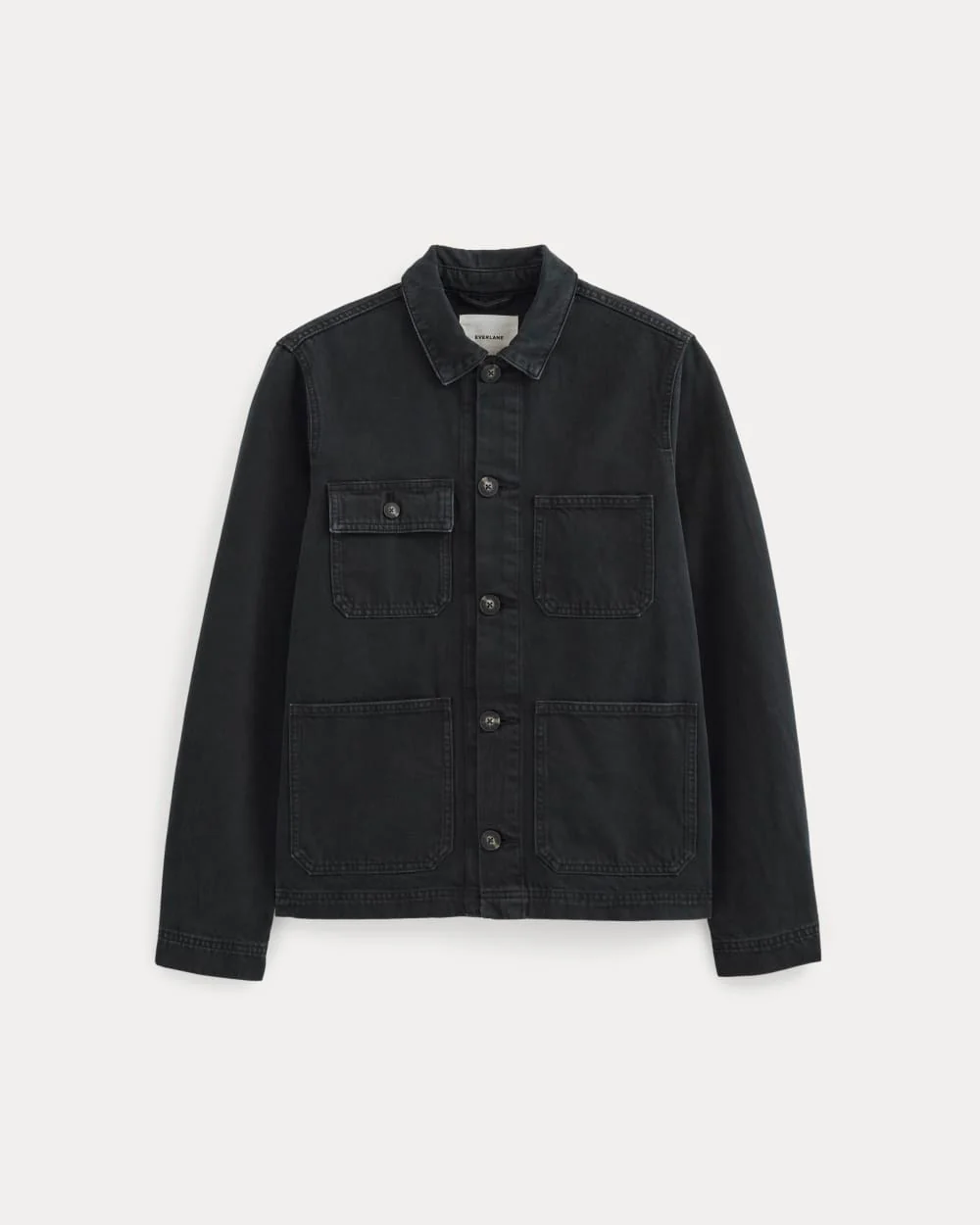 The Denim Utility Jacket | Black