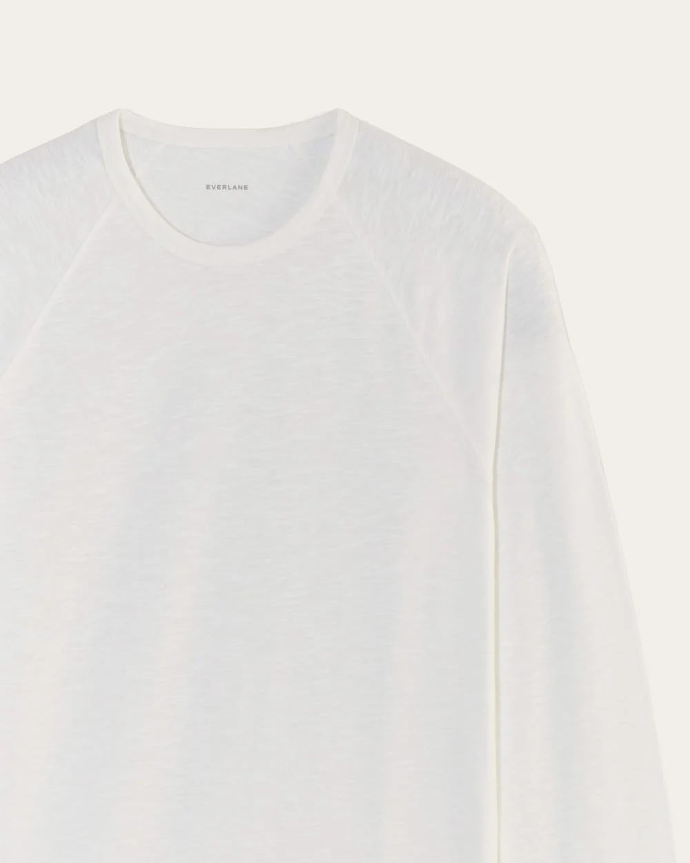 The Rec Long-Sleeve Crew | White
