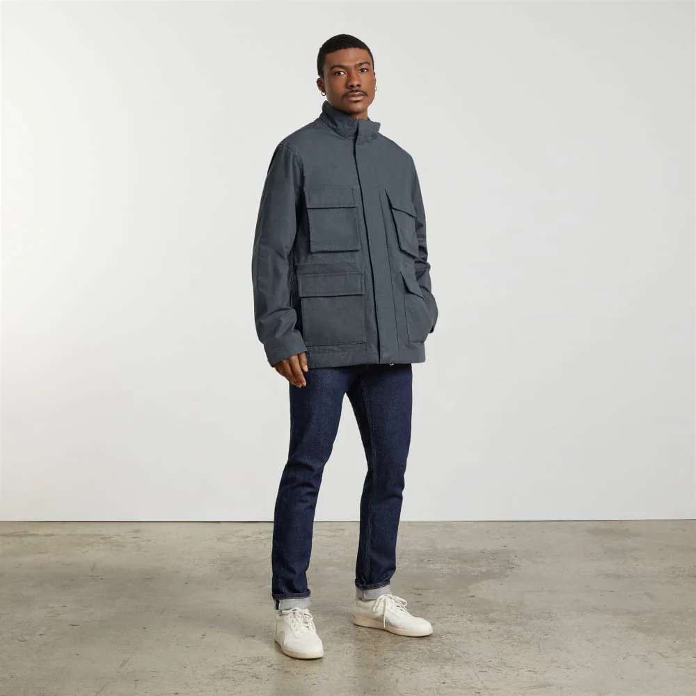 The Waxed Cotton Jacket | Slate
