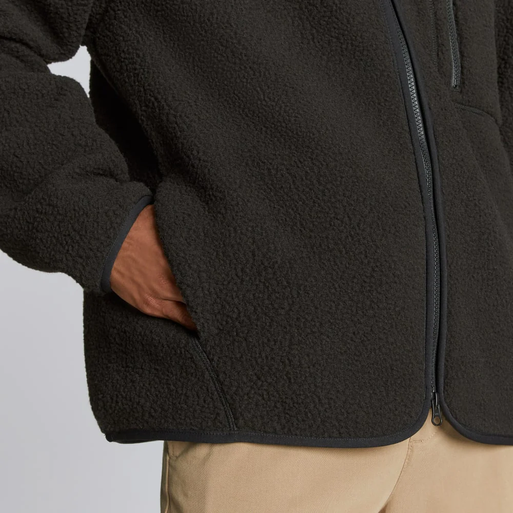The ReNew Fleece Full Zip | Black
