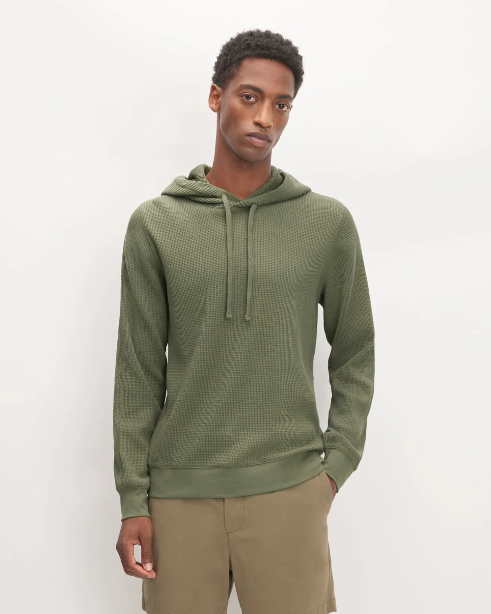 The Waffle-Knit Hoodie | Kalamata