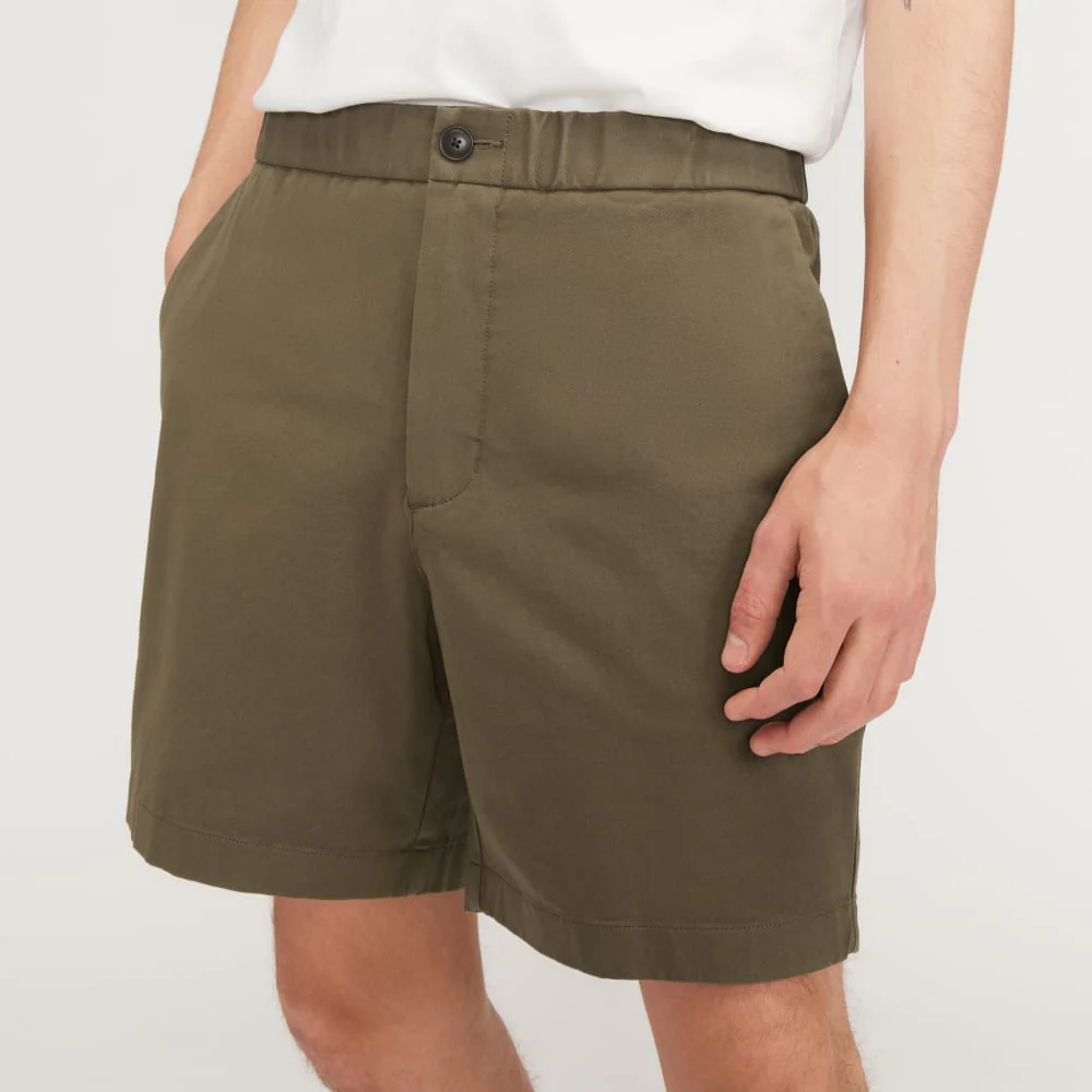 The Pull-On Performance Chino Short | Beech