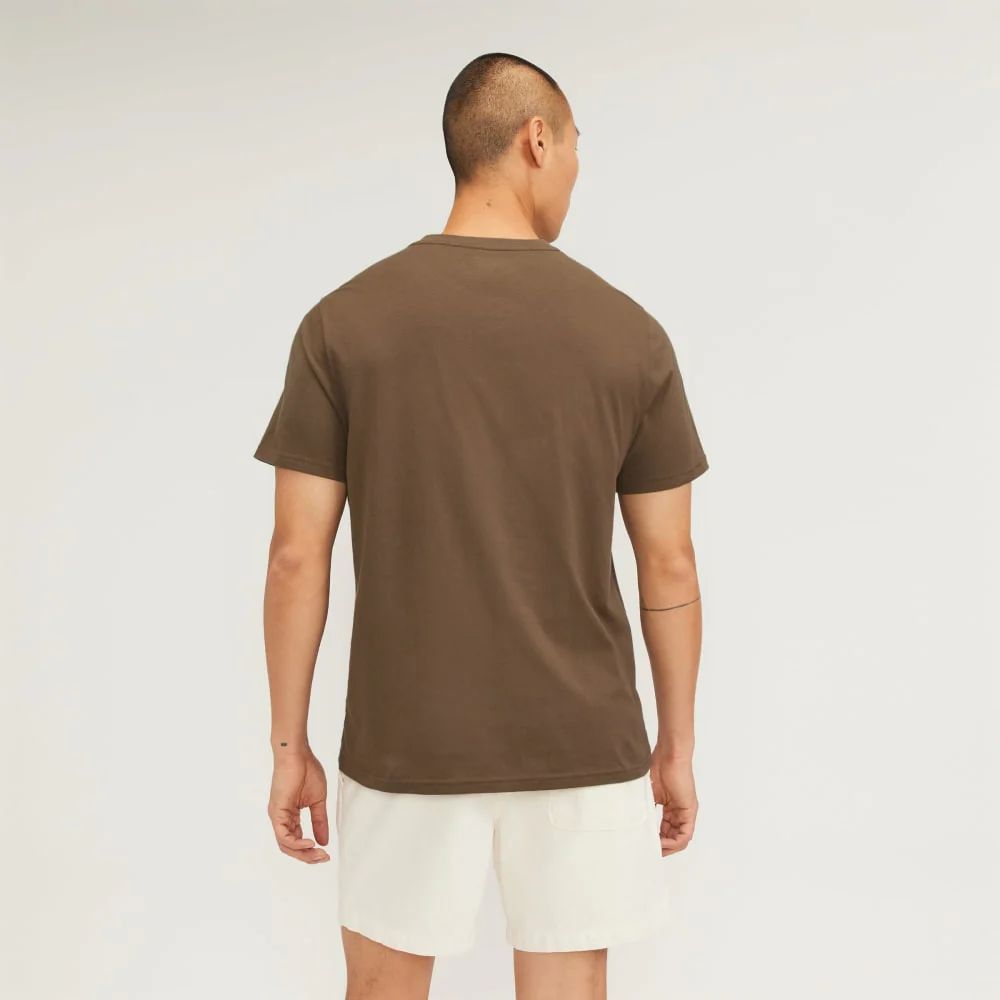 The Essential Organic V-Neck Tee | Cocoa