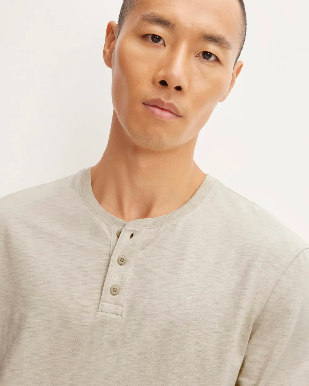 The Slub Long-Sleeve Henley | Pelican