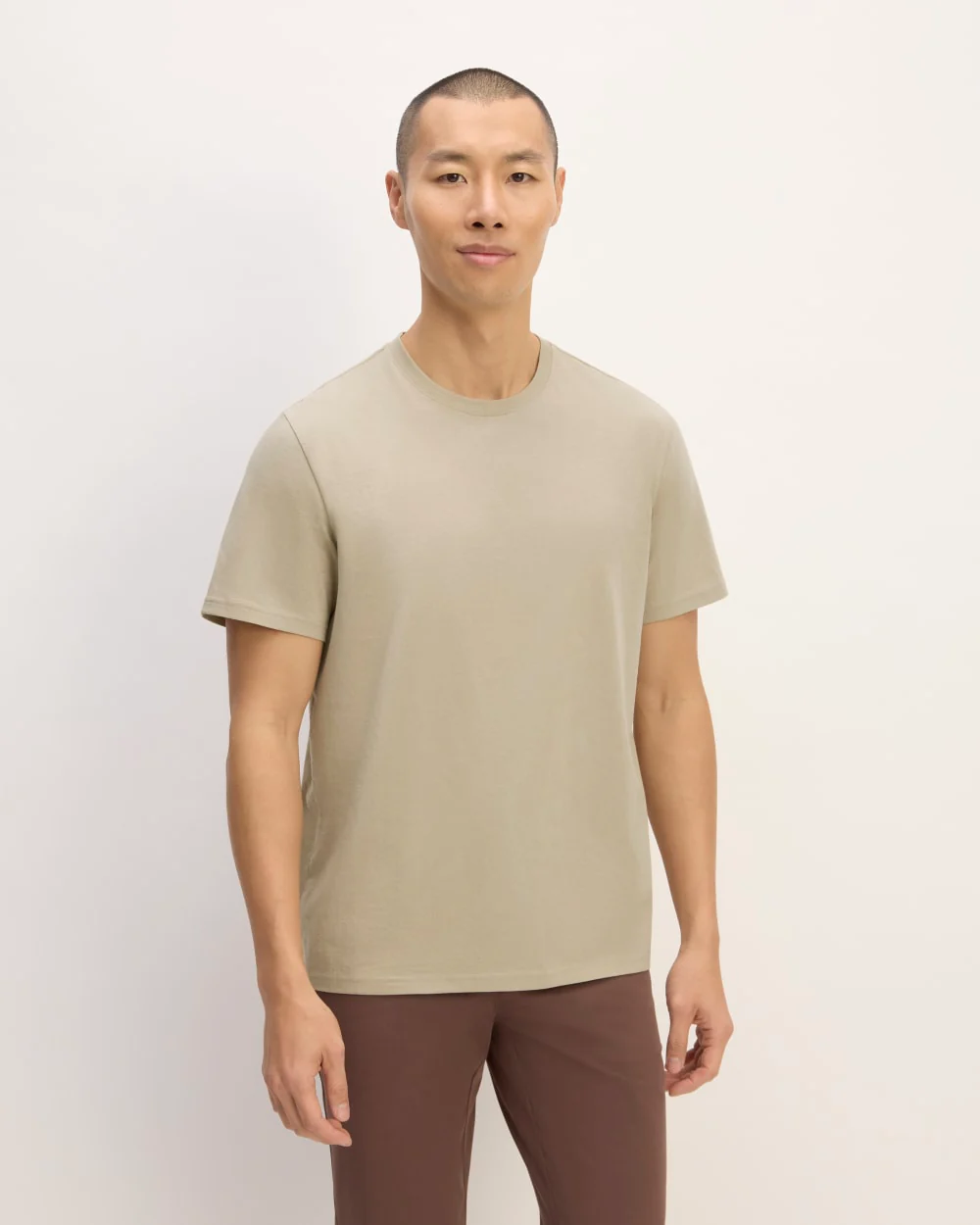 The Essential Organic Crew | Trench Coat Khaki