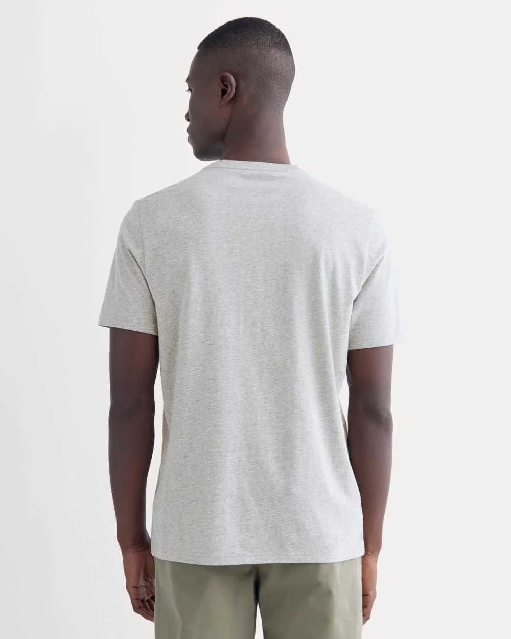 The Essential Organic Crew |  Heathered Grey