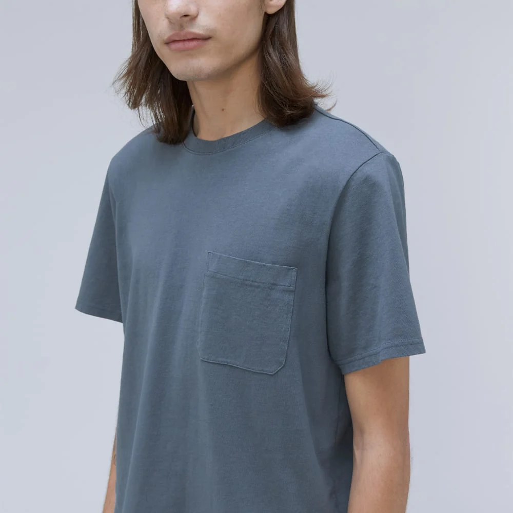 The Premium-Weight Pocket Tee | Uniform | Slate